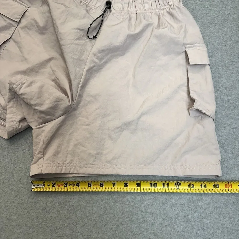 Nike Women’s Loose Fit Woven Cargo Shorts DM6247-019 Platinum Violet Size XL